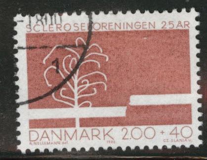 DENMARK  Scott B62 used Multiple Sclerosis stamp 1982