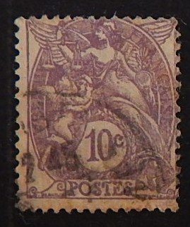 France, 10 cents, Liberty, Equality, Fraternity, 1929, SC #115A16, (2153-Т)