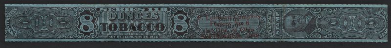 Series 118 8 Ounce Tobacco Tax Strip (1948) Used