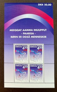 GREENLAND MNH #B27a Souvenir Sheet *2002*