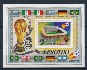 [59494] Lesotho 1982 World Cup Soccer Football Spain Bernabeu MNH Sheet