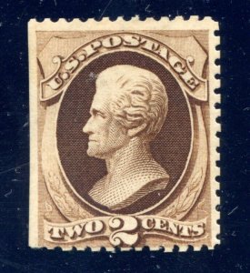 US SCOTT #168 MINT-FINE W/ PF CERT REPERF @ RIGHT SCV $6,000 (4/9/24 GP)