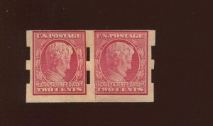 368 Schermack Type 3 Paste Up Pair of 2 Stamps with PF Cert (BZ1295)