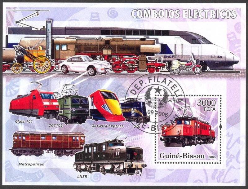 Guinea Bissau 2006 Trains S/S Used / CTO