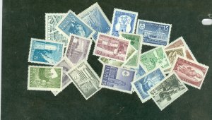 selection Finland 1950-57 mint (hinged) CV $69