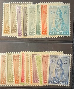 Angola, 1932, SC 243-262, LH, VF