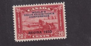 CANADA # 203 VF-MLH WORLDS GRAIN CAT VALUE $60 STARTS AT ONLY 20%