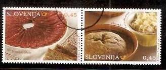 Slovenia 2008 Food Dishes from Savinjska Valley SPECIMEN Sc 769 MNH # 324