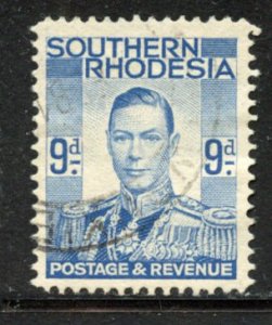 Southern Rhodesia # 48, Used. CV $ 1.10