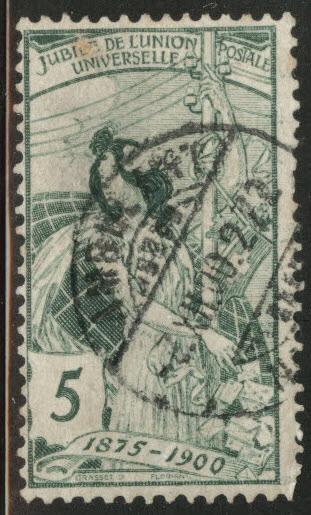 Switzerland Scott 98 Used 1900 UPU stamp