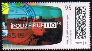 Germany, Sc.#3243 used German TV Series: Polizeiruf 110, 50th anniversary