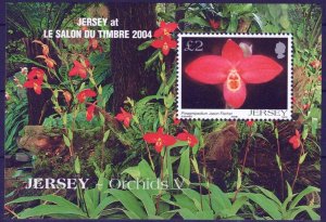 Jersey 1129b MNH Orchids Flowers Plants Marginal Inscription ZAYIX 092023SM46M