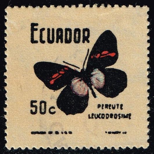 Ecuador #801 Pereute leucodrosime Butterfly; Used (0.25)