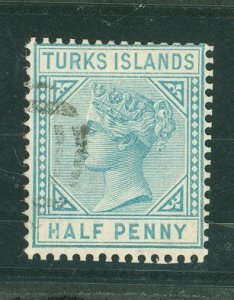 Turks Islands #48A  Single