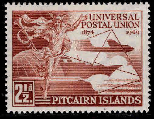Pitcairn Islands Scott 13 MH* 1949 UPU stamp