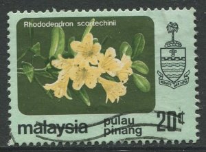 STAMP STATION PERTH Penang #86a Flower Type Definitive Used 1984-85