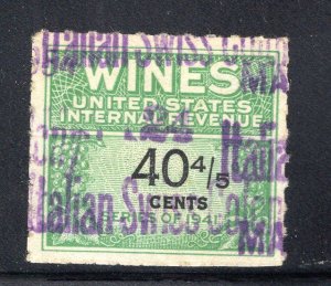 RE190 used Wine - see scan