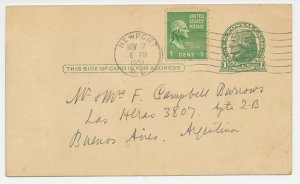 Postal stationery USA 1951 New Port - Rhode Island