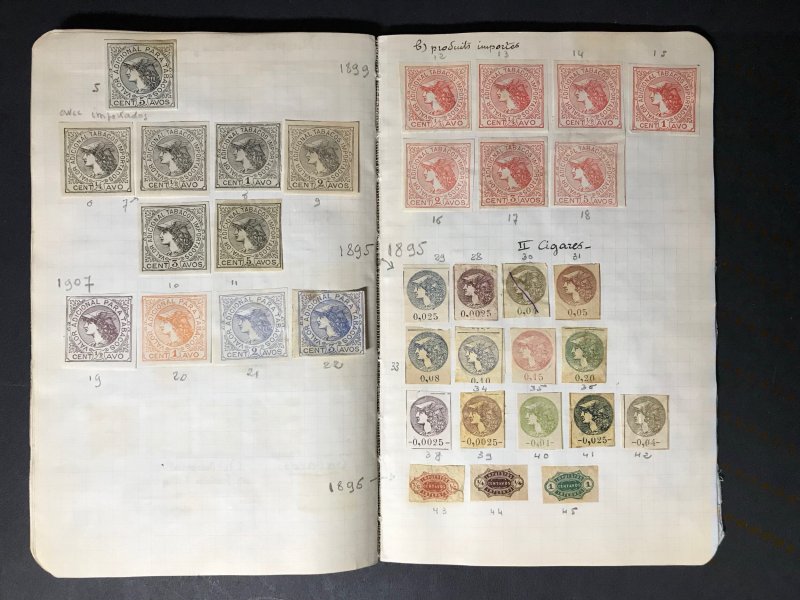 Argentina Revenue Stamps Mint/Used 1891-1932 (1600 Stamps)