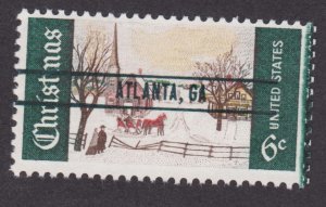 1384a Christmas Winter Sunday MNH Atlanta Pre-cancel