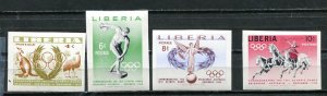 Liberia 1956 Imperf Proof Sheets Olympics issue 7557