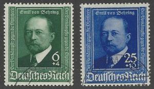 Germany #B186-B187 Used Semi-Postal Set of 2