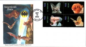 #3661-64 American Bats Edken FDC