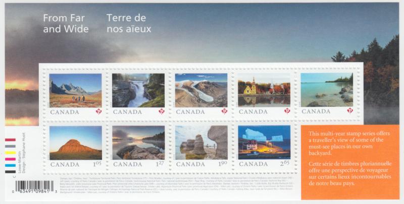 Canada - *NEW* From Far And Wide Souvenir Sheet - 2019 -MNH