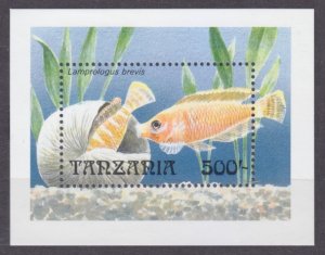 1992 Tanzania 1352/B192 Marine fauna 6,00 €