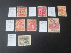 Colombia Red Cross,TB,Nurse,Doctor,Charity stamp FU