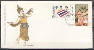 Thailand, Scott cat. 875-876. Int`l Year of the Child issue. First day cover. ^