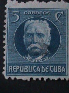 ​CUBA-1917-SC#268- CALIXTO GARCIA MH -VF-107 YEARS OLD  WE SHIP TO WORLDWIDE