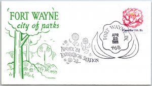 U.S. SPECIAL POSTMARK COVER FORT WAYNE INDIANA CITY OF PARKS AWPEX '81