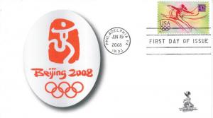 Beijing Olympics First Day Cover, from Toad Hall Covers!