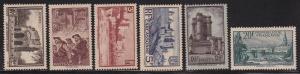 France 342 - 347 set VF-LH-OG scv $ 58 ! see pic !