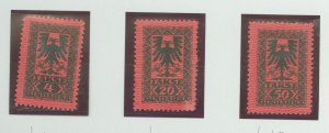 Albania #J23/J25/J26 Unused Single