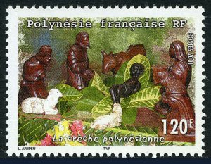 French Polynesia 815, MNH. Christmas, 2001