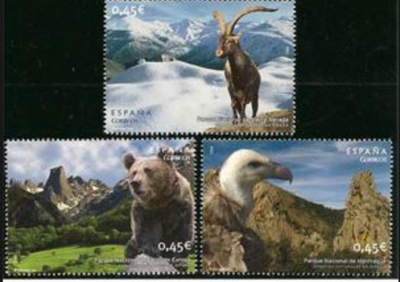 ESPAGNE SPANIEN SPAGNA SPAIN ESPAÑA 2010 NATURAL SPACES II SET 1,35€ ED 45...