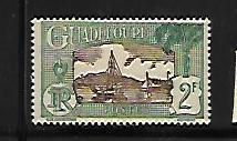 GUADELOUPE, 131, MINT HINGED,  HARBOR SCENE