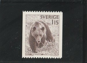 Sweden  (Sverige)   Brown  Bear  1234  MNH