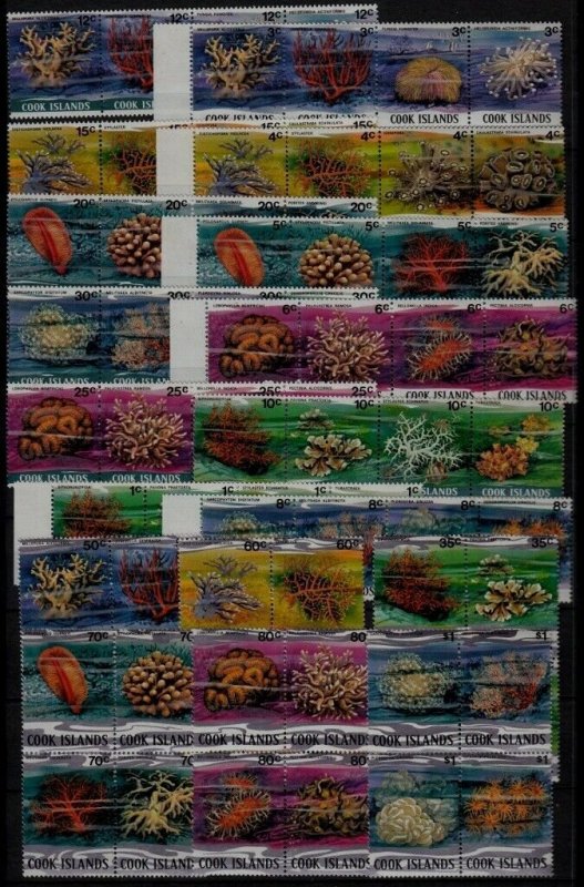 Cook isl. 564-81 MNH Corals SCV39.25