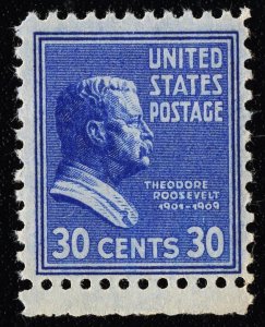 US 830 MNH VF 30 Cent Theodore Roosevelt