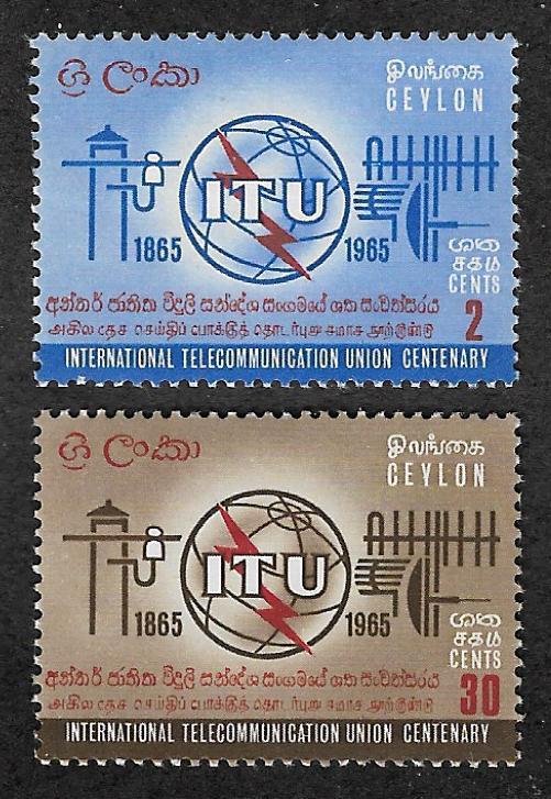 384-385,MNH Ceylon