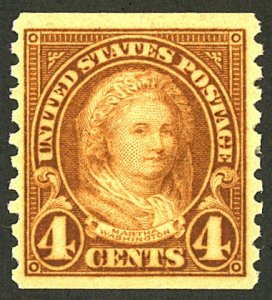 U.S. #601 MINT OG HR