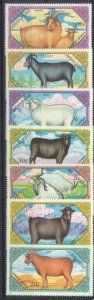 Mongolia 1730-36 MNH Animals(Goats) SCV4.50