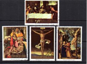 Chad 294A-294C,294E used (CTO)