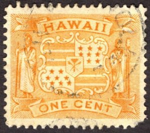 1894, Hawaii 1c, Used, Sc 74