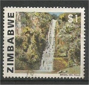 ZIMBABWE, 1980, used $1, Falls, Scott 427