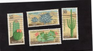 1942-1945 Desert Plants, set/4 used