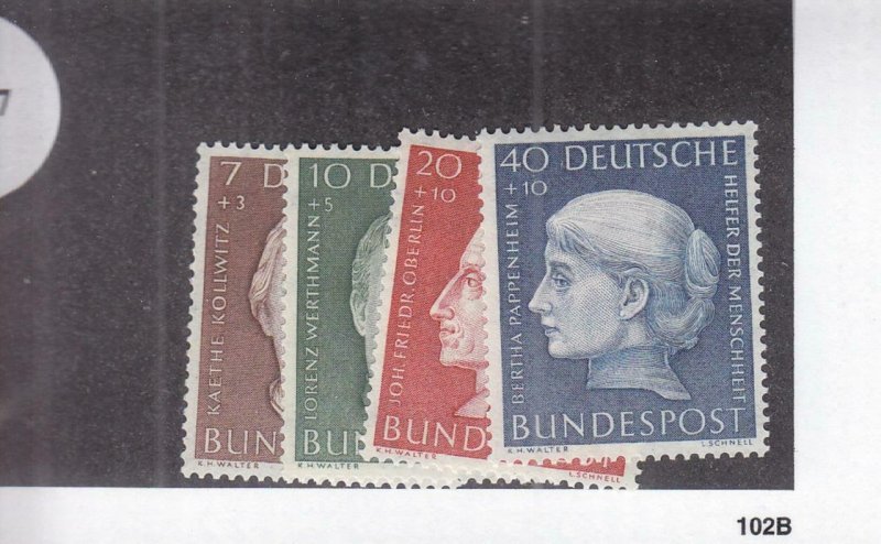 Germany: Sc #B238-B241, MH (34047)